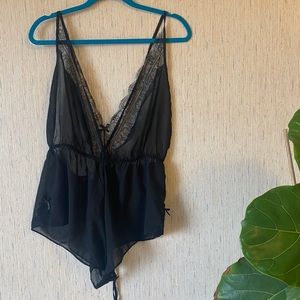 Sexy Romper with Lace Details